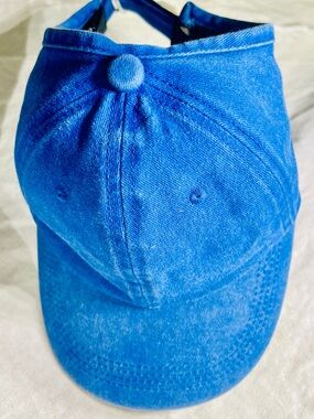 Boutique Satin-Lined Backless Ponytail / Messy Bun Baseball Cap